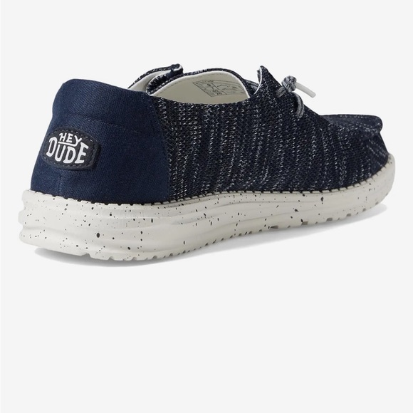 NWT Hey Dude Wendy Sox Navy Size 6 - Picture 2 of 10